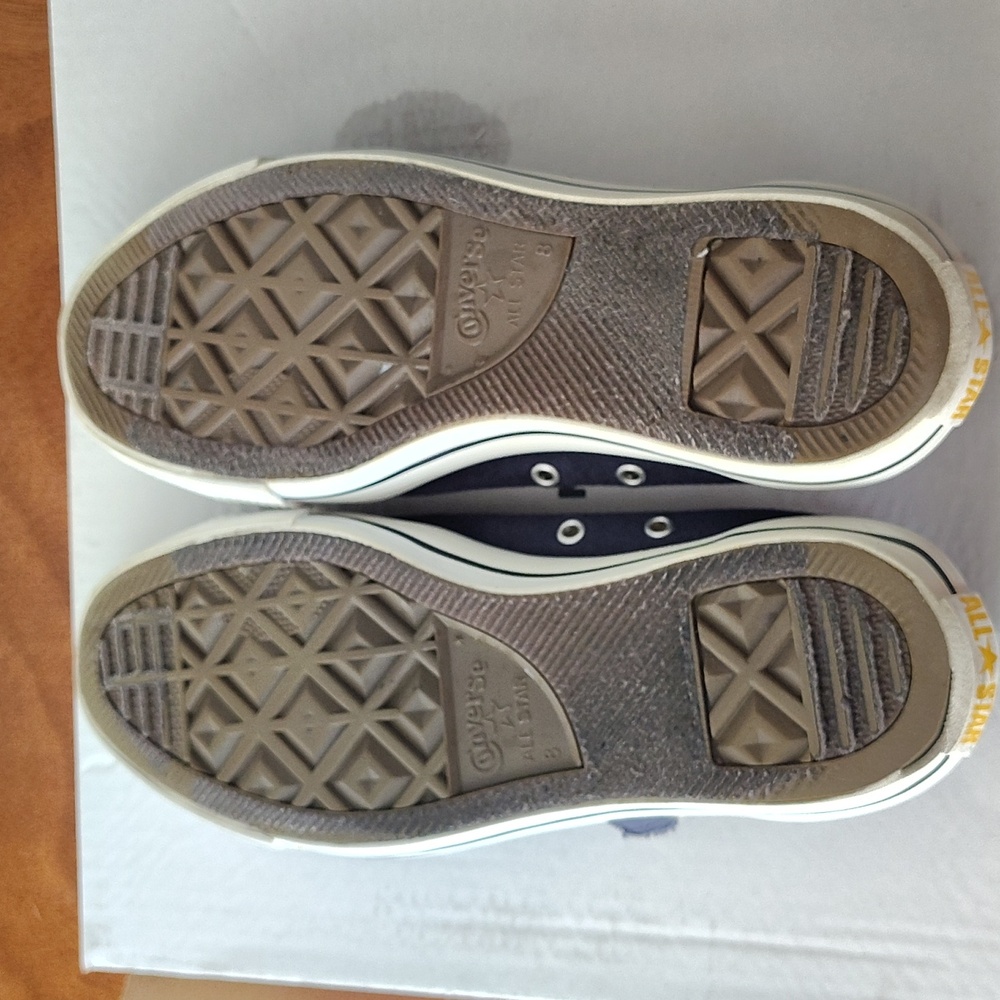 Unisex Converse All Star Slip On Sneakers Shoes No Laces size M-8 W-10 - Picture 7 of 7